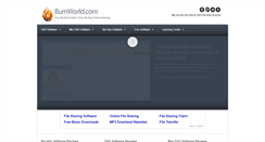Desktop Screenshot of burnworld.com